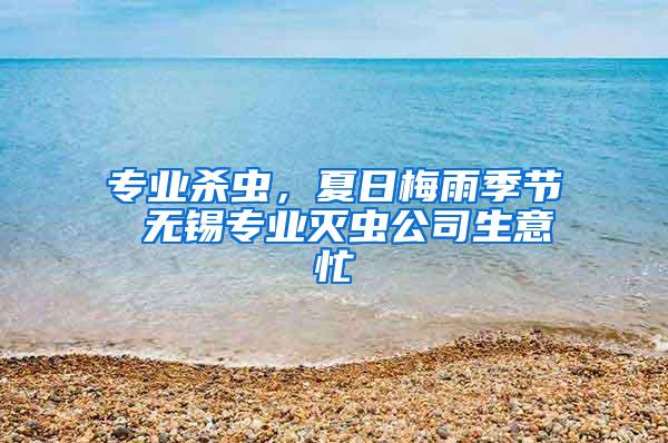 專業殺蟲，夏日梅雨季節 無錫專業滅蟲公司生意忙