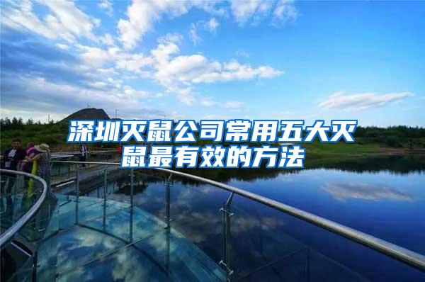 深圳滅鼠公司常用五大滅鼠最有效的方法
