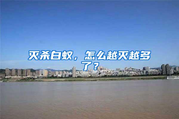 滅殺白蟻，怎么越滅越多了？